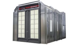 A GFS Paint Booth is shown on a white background.
