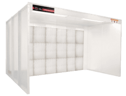 A White Wall Mounted Gfs Paint Booth Air Filter Unit.